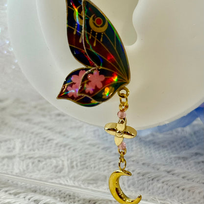 Anime Inspired Butterfly Earrings-Magical Girl Kawaii Jewelry-2PC set