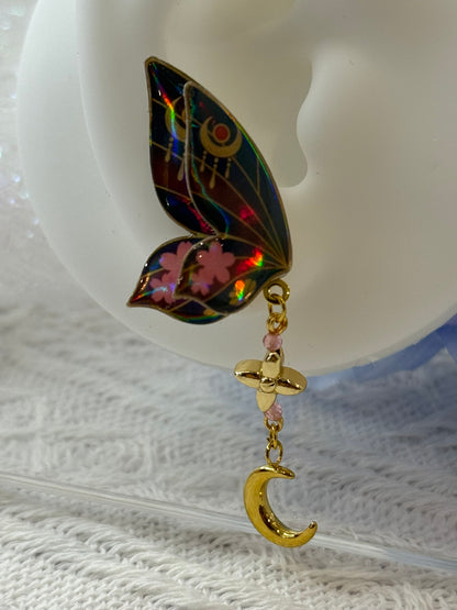 Anime Inspired Butterfly Earrings-Magical Girl Kawaii Jewelry-2PC set